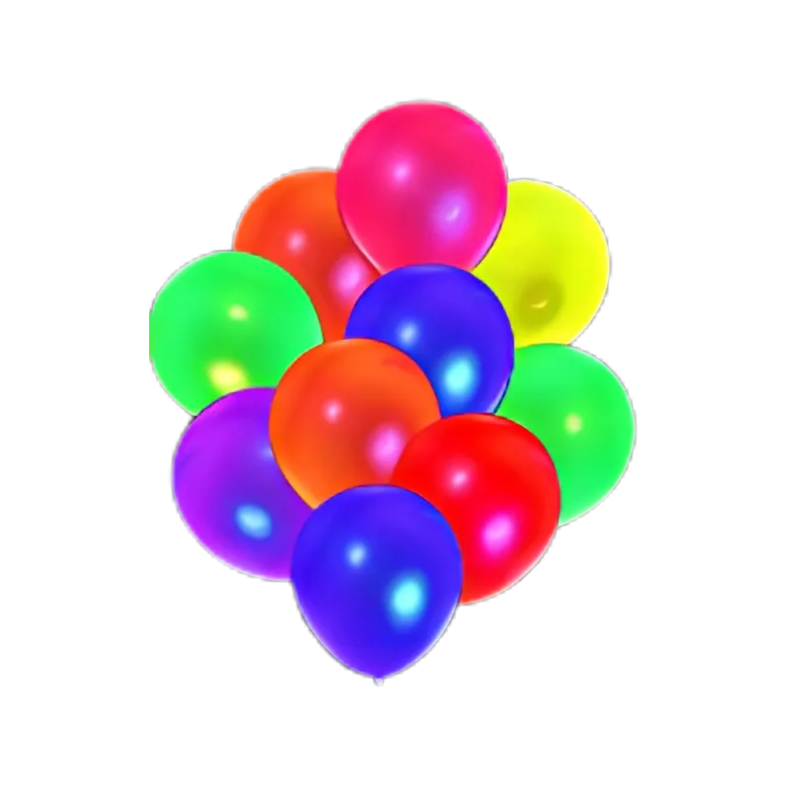 GLOBO No. 5 NEON SURTIDO (PAQ 100)