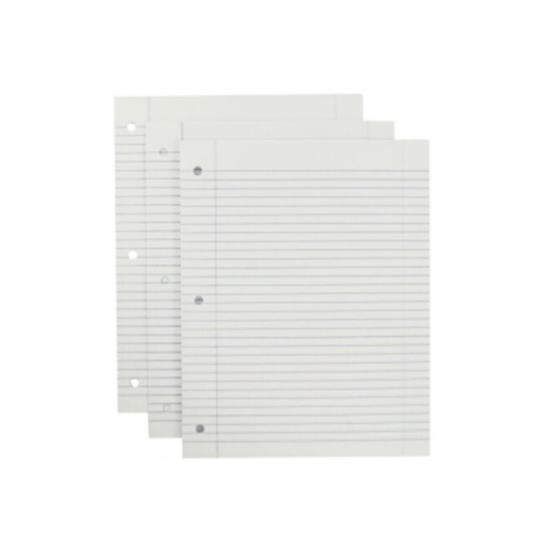 PAQUETE DE HOJAS RAYADAS MARFIL X100 