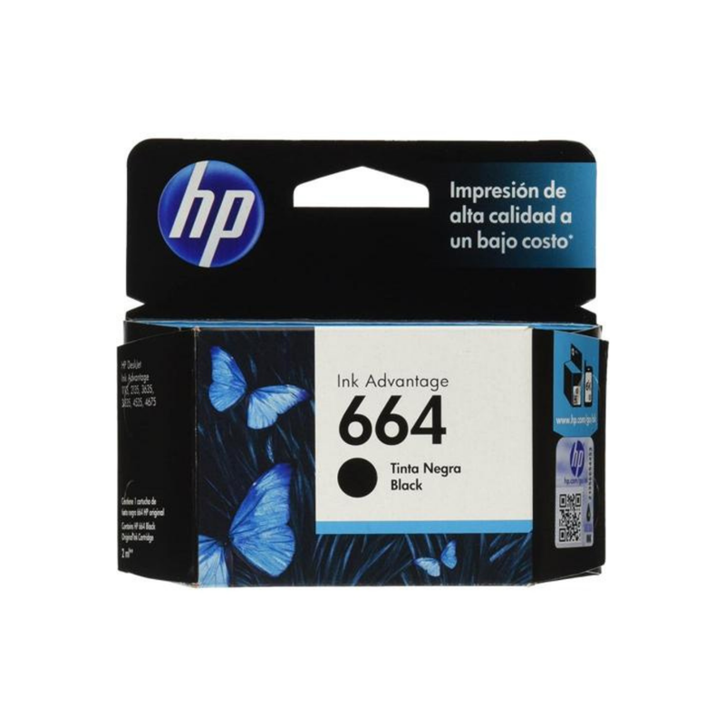 HP CARTUCHO NEGRO 480PGS #664Xl F6V31A