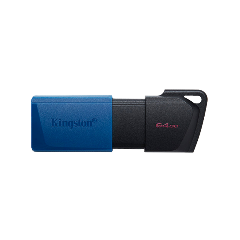 LLAVE MAYA USB 64GB KINGSTON EXODIA AZUL 3.2 DTXM
