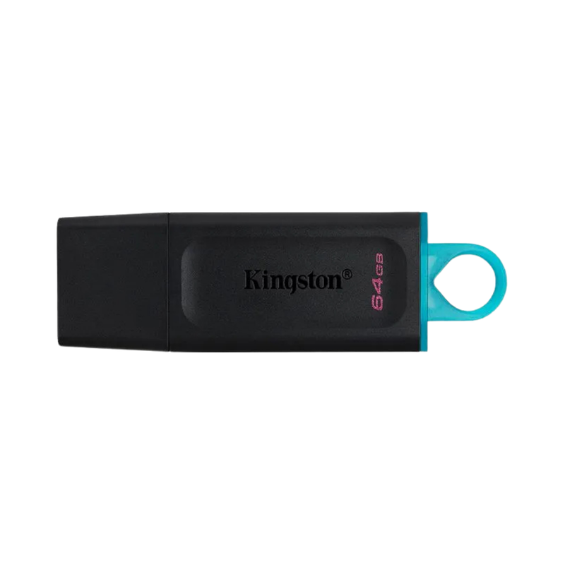 LLAVE MAYA USB 64GB KINGSTON EXODIA NEGRA 3.2 DTX