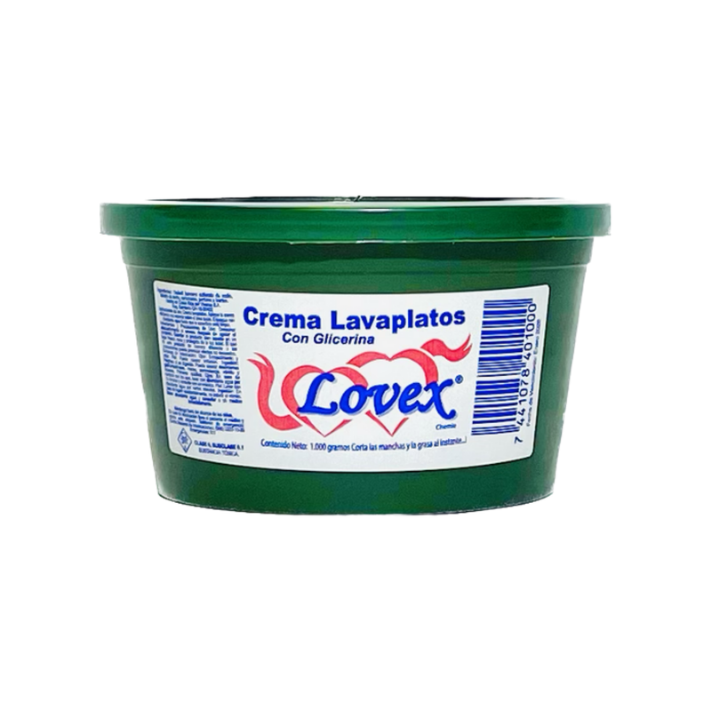 LOVEX CREMA LAVA PLATOS 1KG