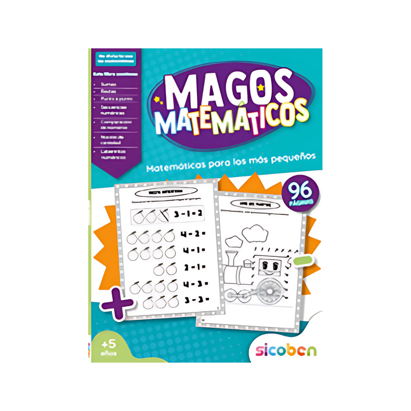 MAGOS MATEMATICOS LIBRO EDUCATIVO SICOBEN 