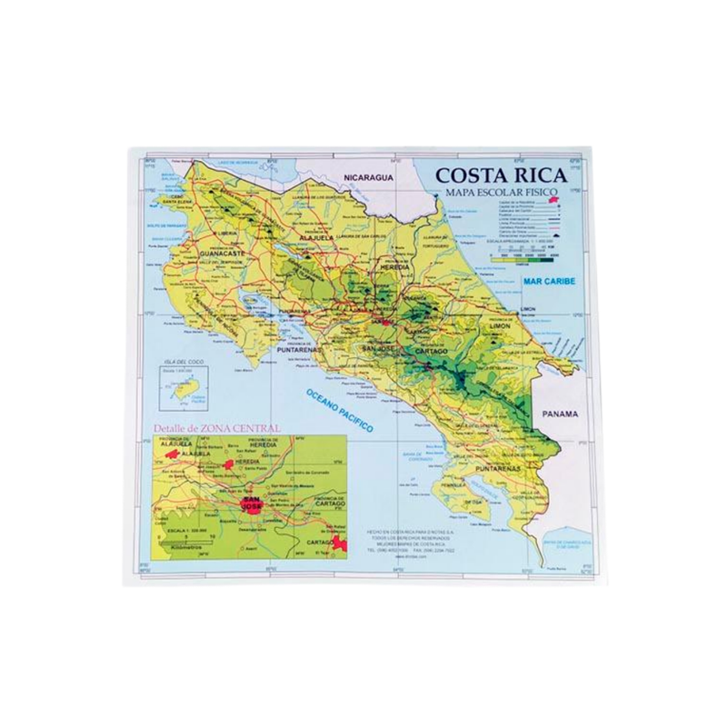 MAPA FÍSICO POLÍTICO (PAQ 25)