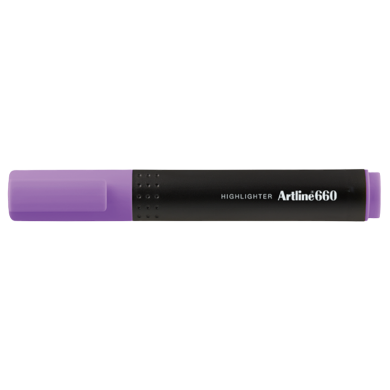 MARCADOR FOSFORESCENTE ARTLINE 660 MORADO