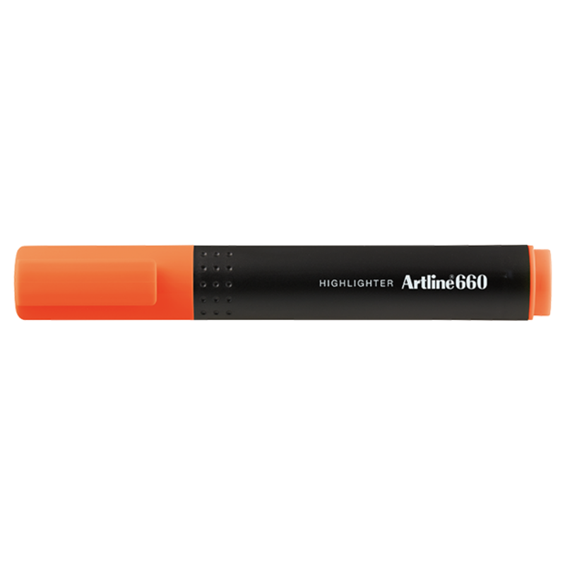 MARCADOR FOSFORESCENTE ARTLINE 660 NARANJA