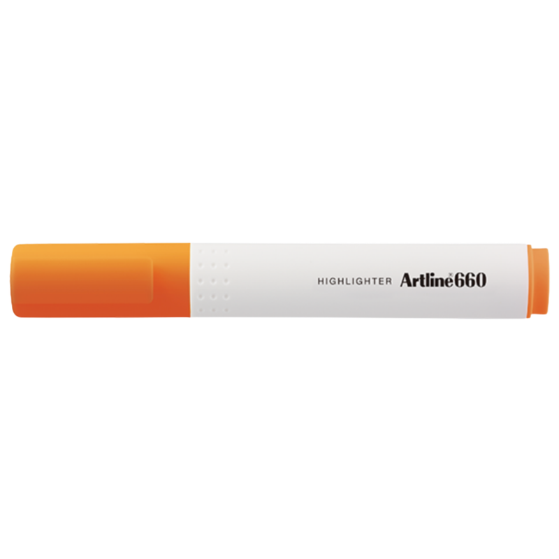 MARCADOR FOSFORESCENTE ARTLINE 660 NARANJA PASTEL