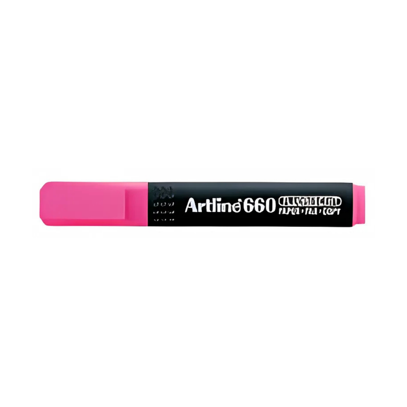 MARCADOR FOSFORESCENTE ARTLINE 660 ROSADO