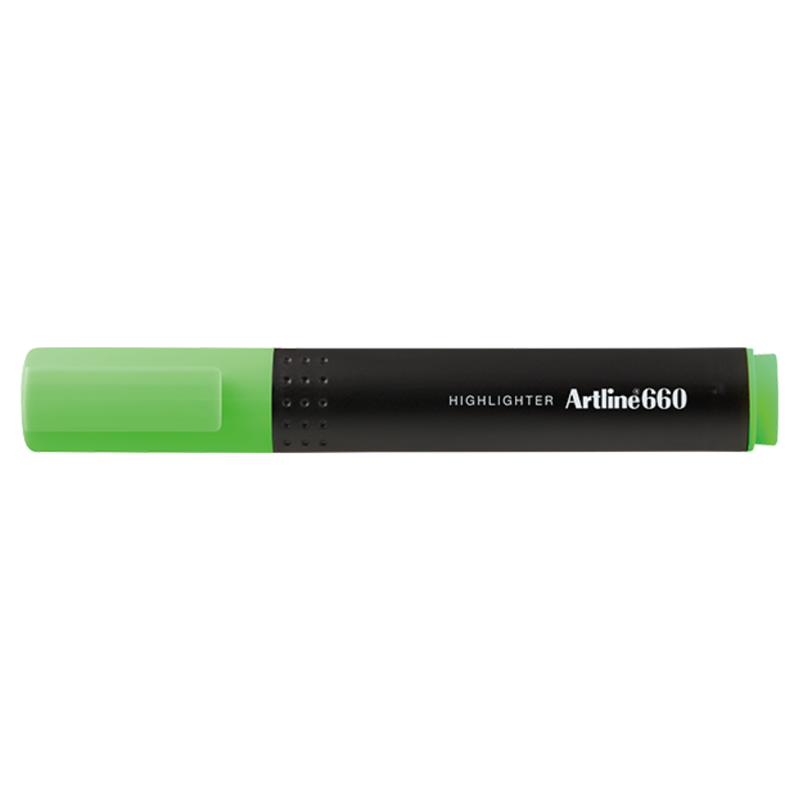 MARCADOR FOSFORESCENTE ARTLINE 660 VERDE