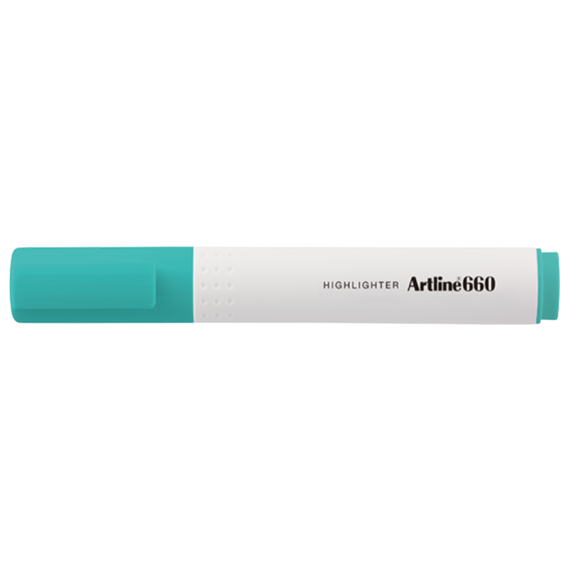 MARCADOR FOSFORESCENTE ARTLINE 660 VERDE PASTEL