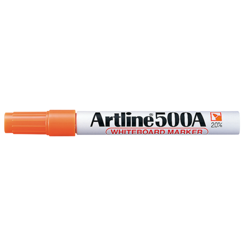 MARCADOR P/PIZARRA REC. BALA ARTLINE 500 NARANJA