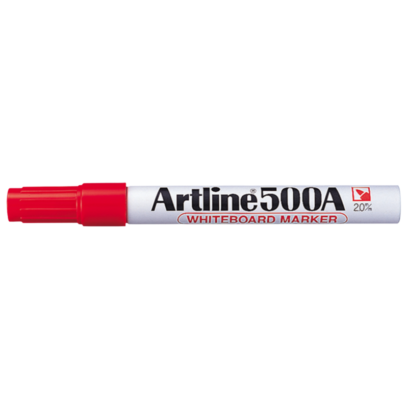 MARCADOR P/PIZARRA REC. BALA ARTLINE 500 ROJO