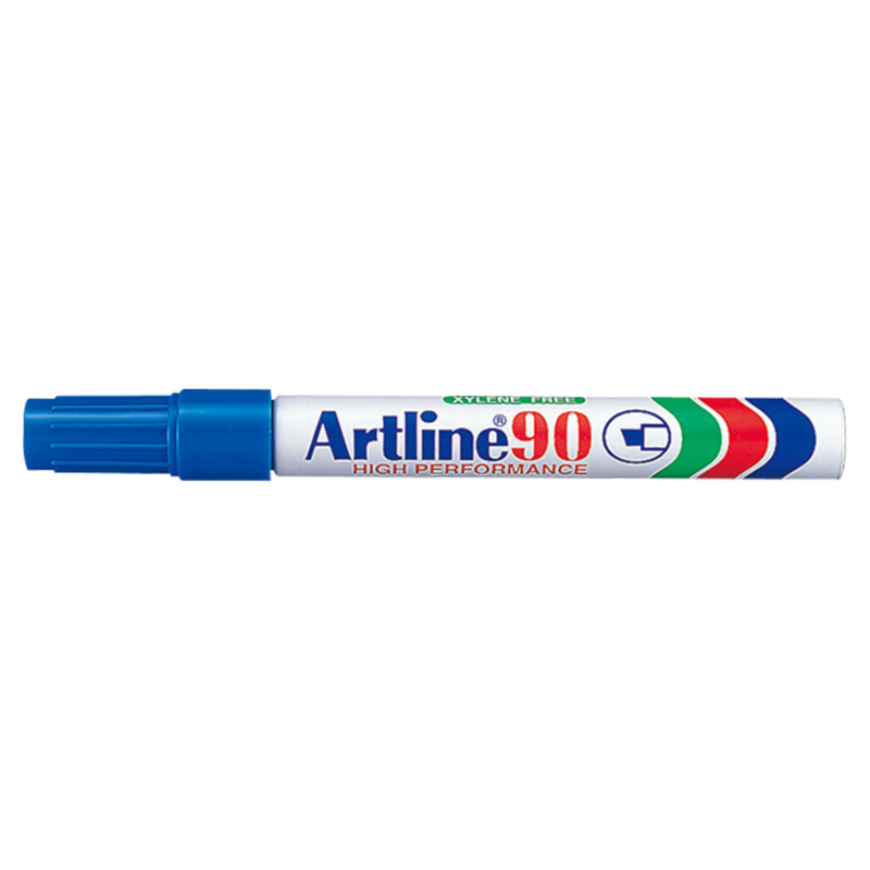 MARCADOR PERM. RECARG. BISELADO ARTLINE 90 AZUL