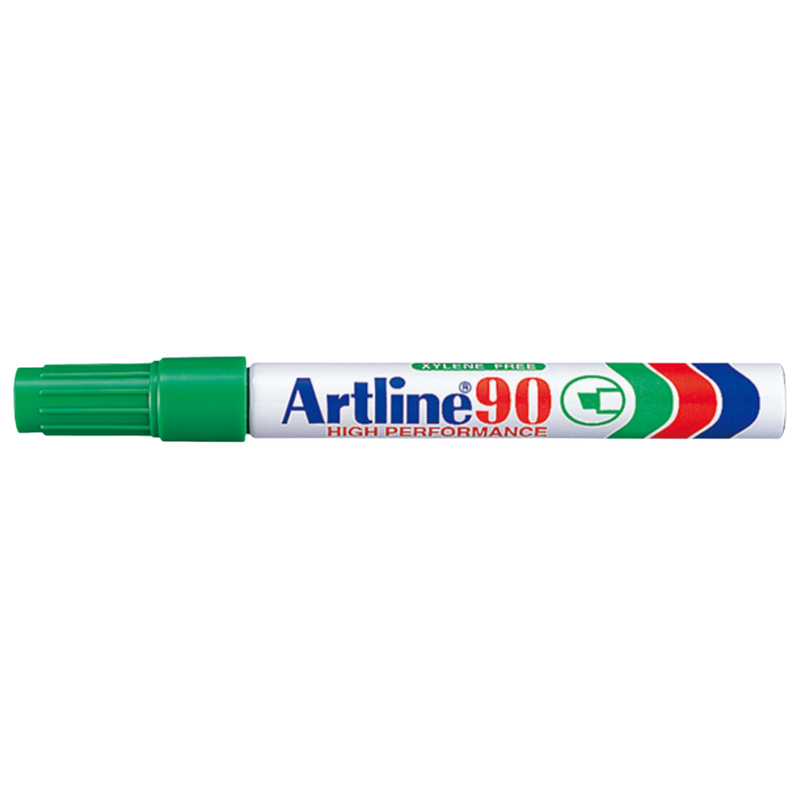 MARCADOR PERM. RECARG. BISELADO ARTLINE 90 VERDE