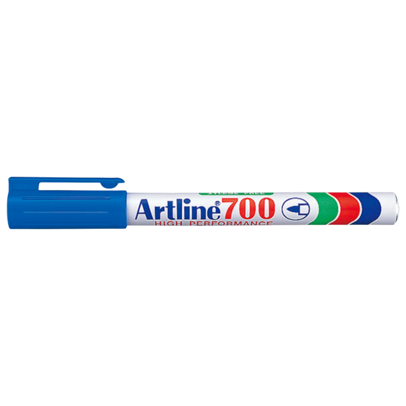 MARCADOR PERM.REC. BALA ARTLINE 700 AZUL  0.7mm