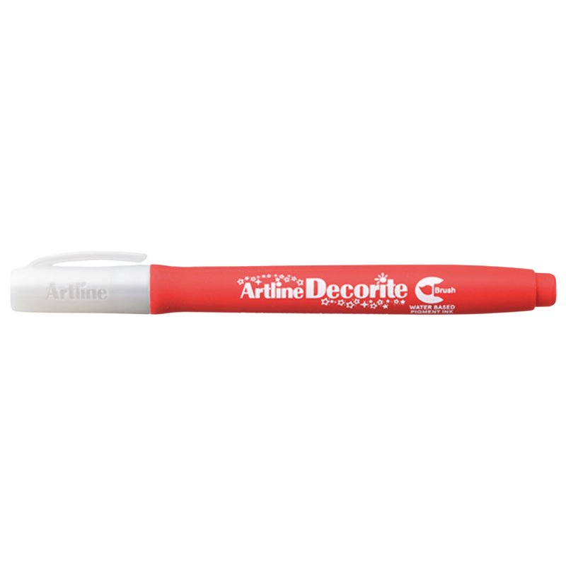 MARCADOR PTA. PINCEL DECORITE ROJO ARTLINE