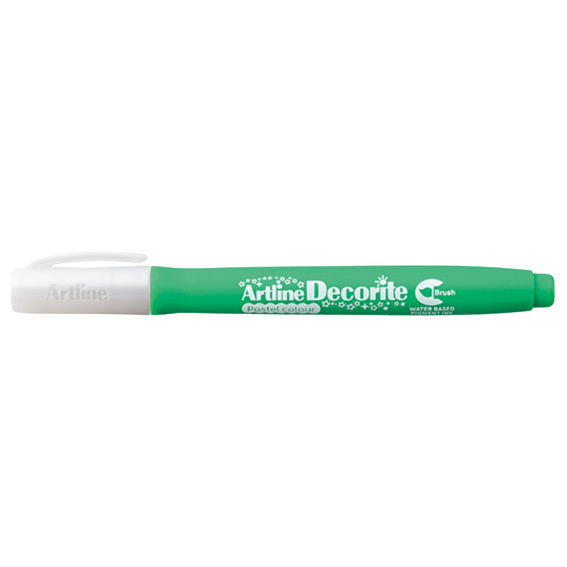 MARCADOR PTA. PINCEL DECORITE VERDE ARTLINE