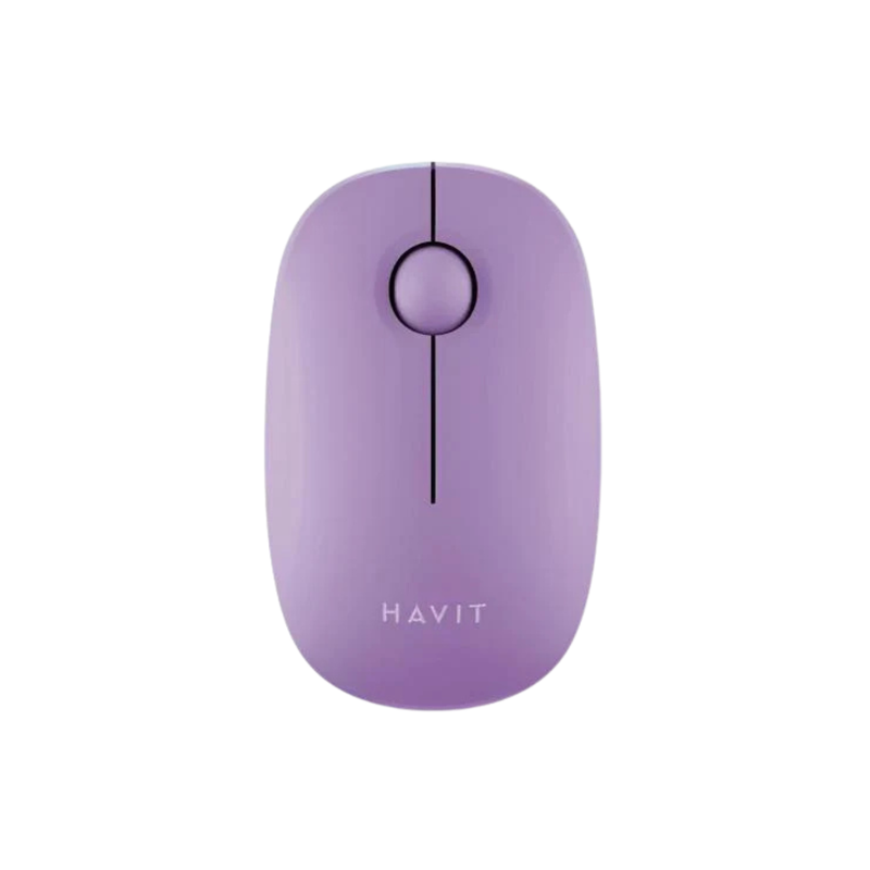 MOUSE INALÁMBRICO HAVIT MS57GT WIRELESS MORADO/LILA UNIDAD