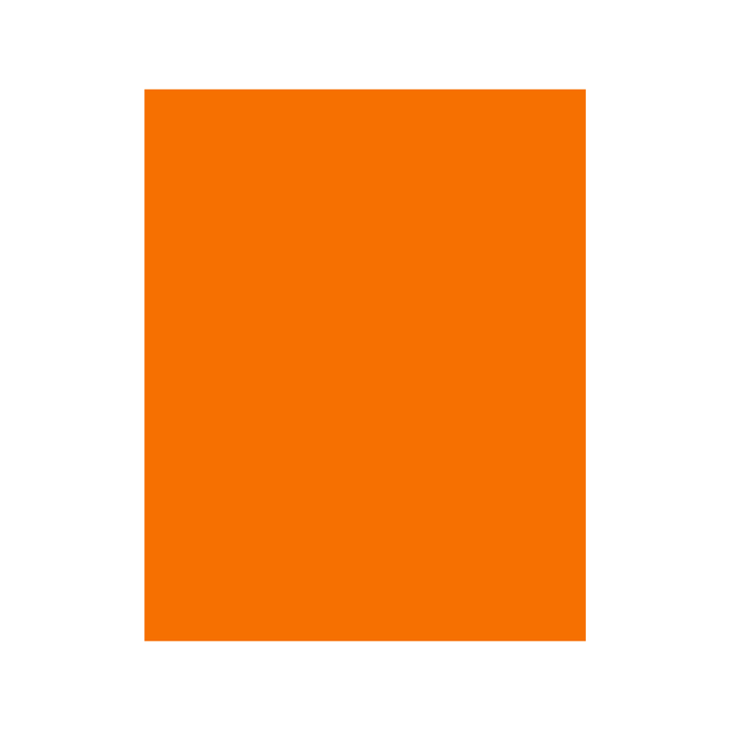 PAPEL BOND NARANJA 75grs 25 H