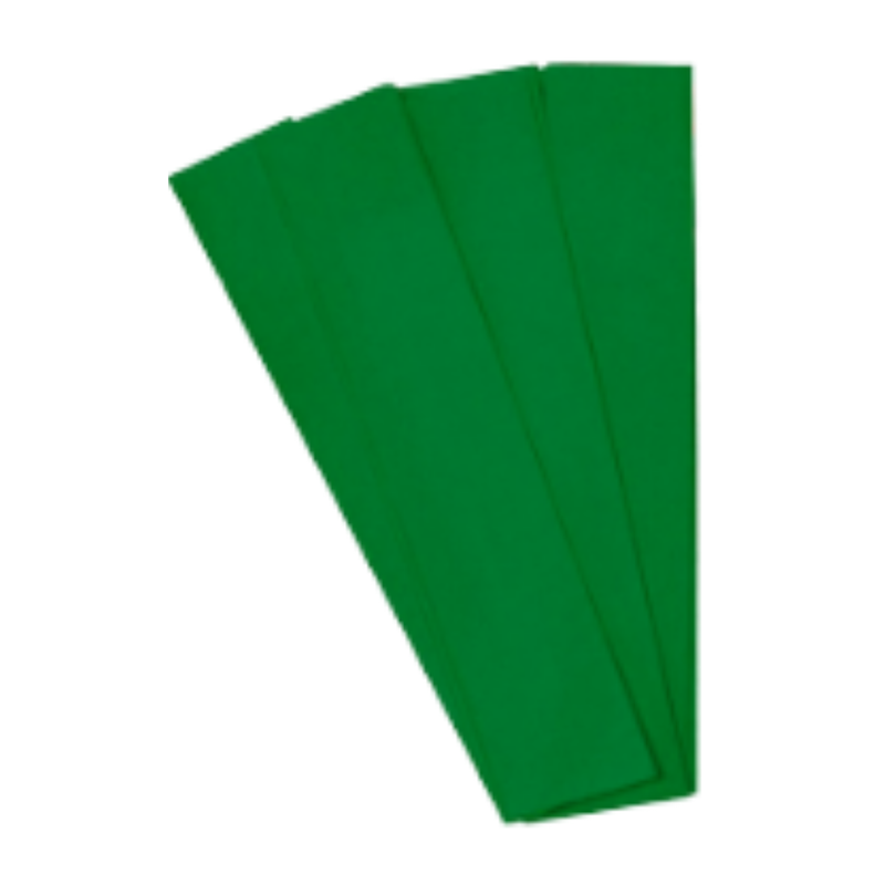 PAPEL CREPE VERDE OSC. (PAQ 10)
