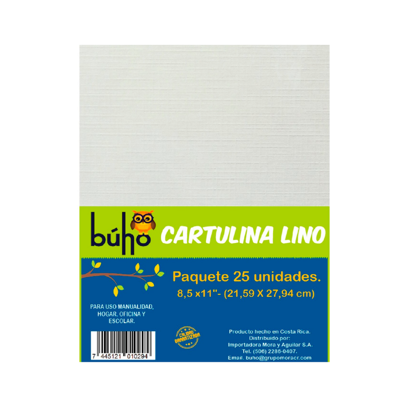 PAPEL LINO BLANCO 250 GRS 70X100 (PAQ 100)
