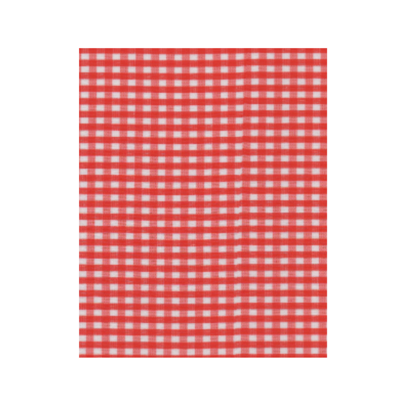 FOAM TELA CUADROS PEQ T/CARTA ROJO (10H)