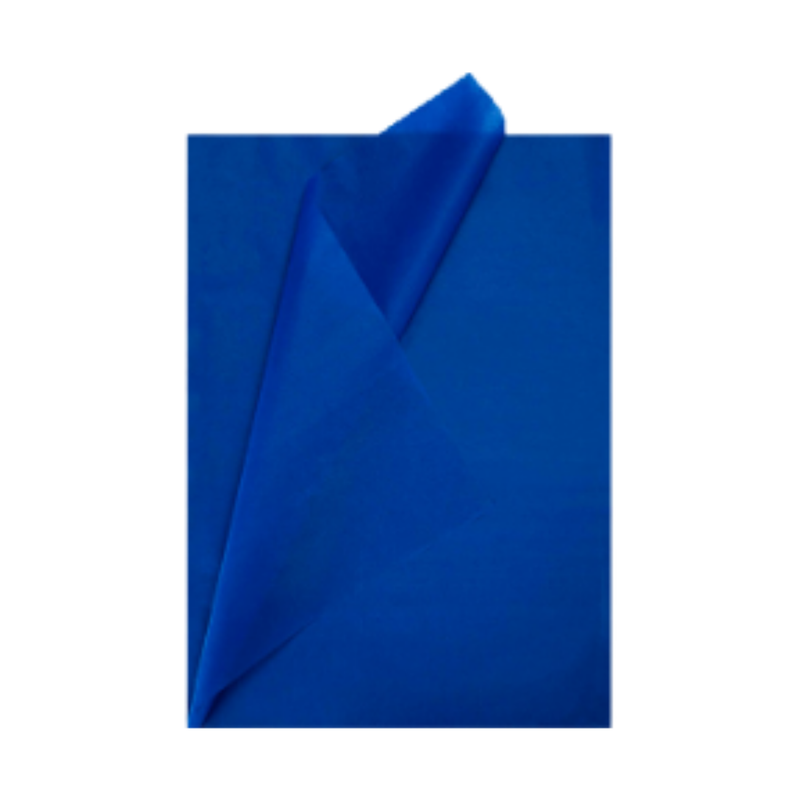 PAPEL SEDA  AZUL 50 X 70 CM. 17 grs 50 H