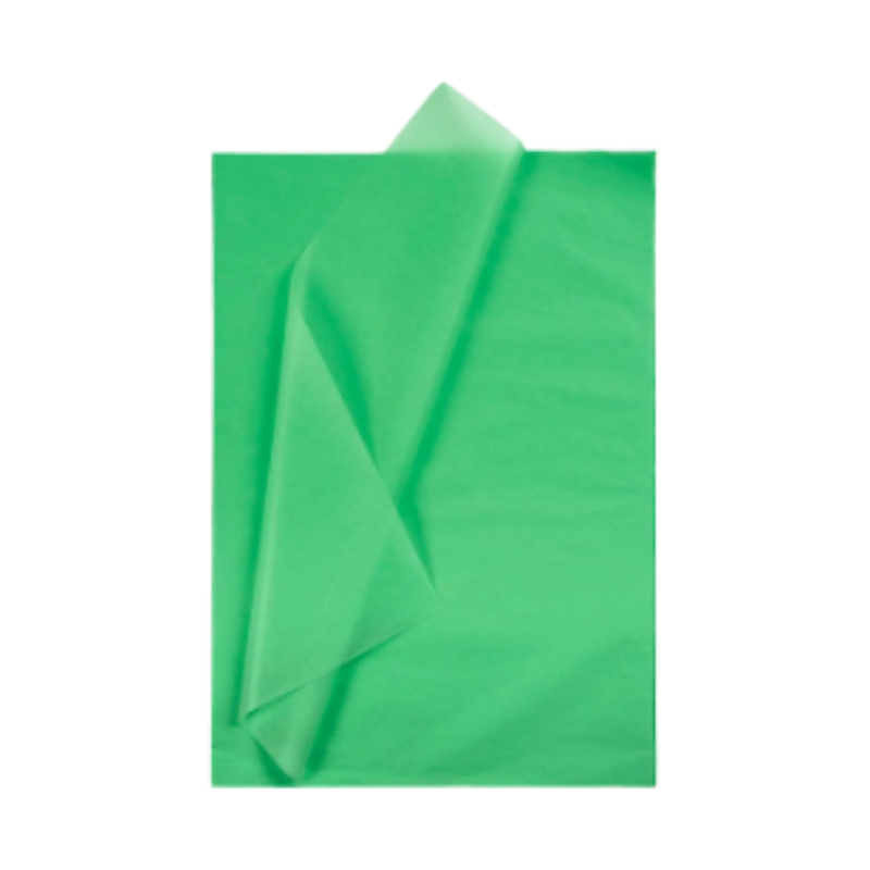 PAPEL SEDA VERDE 50 X 70cm. 17grs 50 H