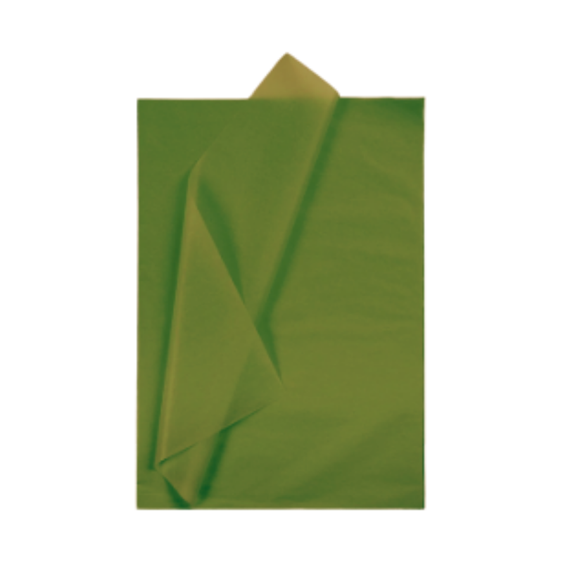 PAPEL SEDA VERDE MUSGO 50 X  8X66CM. 17 GR 100 H