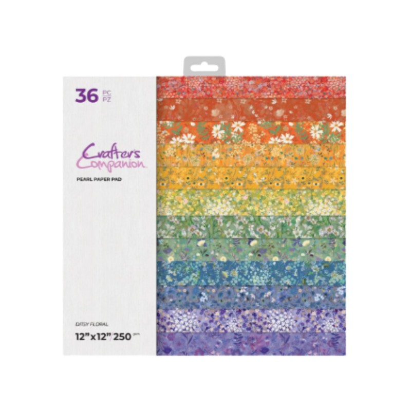 PAPER PAD DITSY FLORAL 12X12