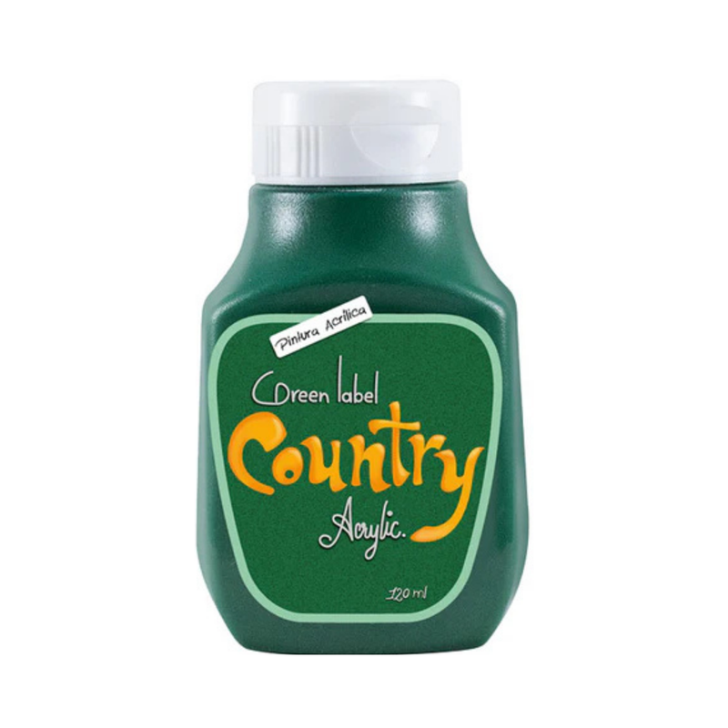 PINTURA COUNTRY 120ML #119 VERDE BOSQUE