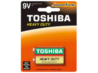 BATERIA 9V HEAVY DUTY CARBON TOSHIBA BL 1 (50)