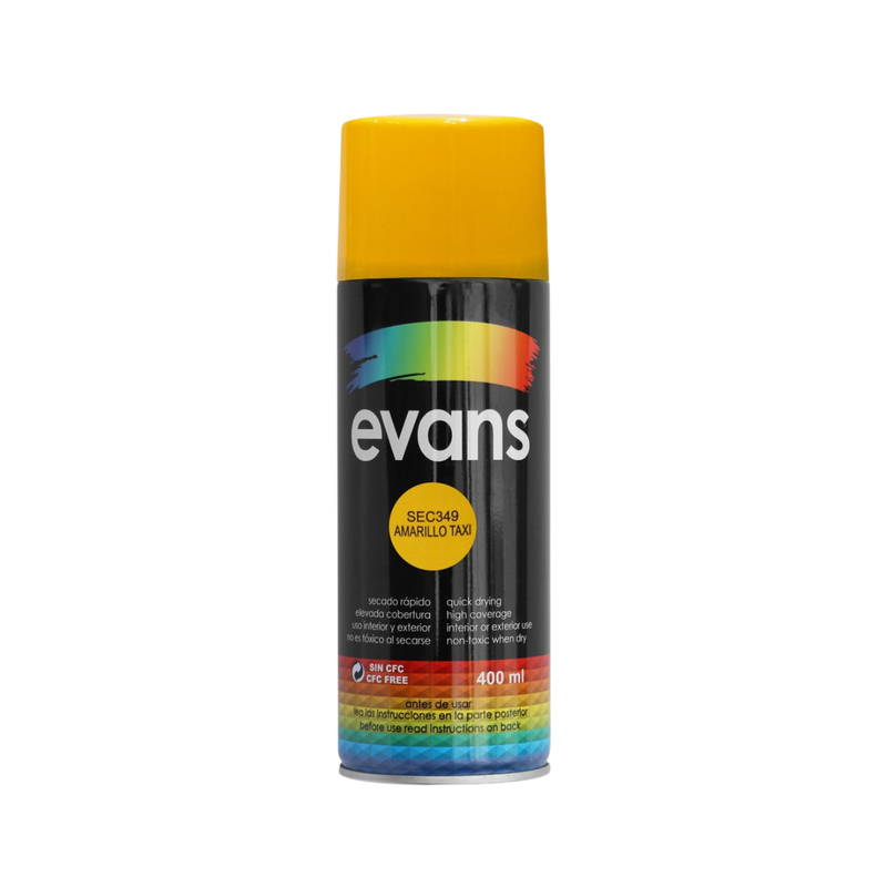PINTURA SPRAY 7FC AMARILLO #41 400ML UNIDAD