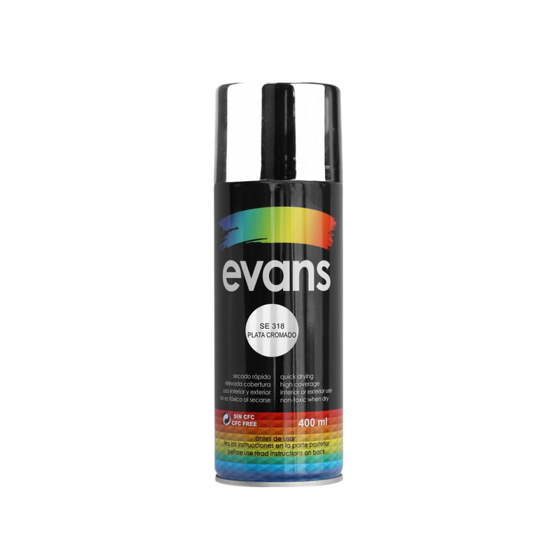 PINTURA SPRAY 7FC PLATEADO #36 400ML UNIDAD