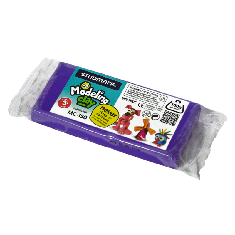 PLASTILINA BARRA 150G VIOLETA STUDMARK