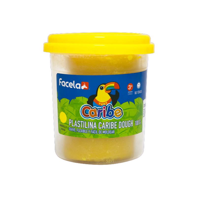 PLASTILINA CARIBE DOUGHG GRANDE AMARILLA