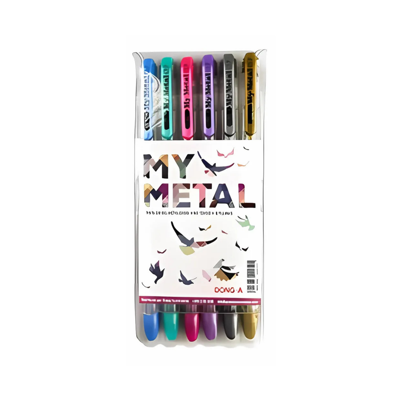 PLUMAS MY METAL BL6 UNIDAD