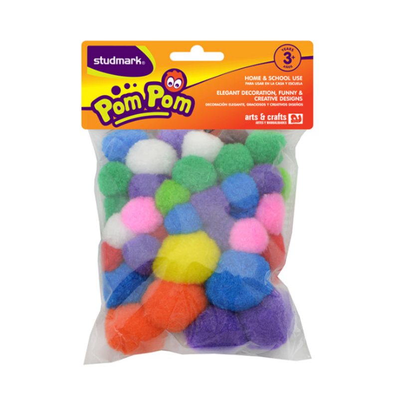POM POM SURT,20,25,35MM 60UDS STUDMARK
