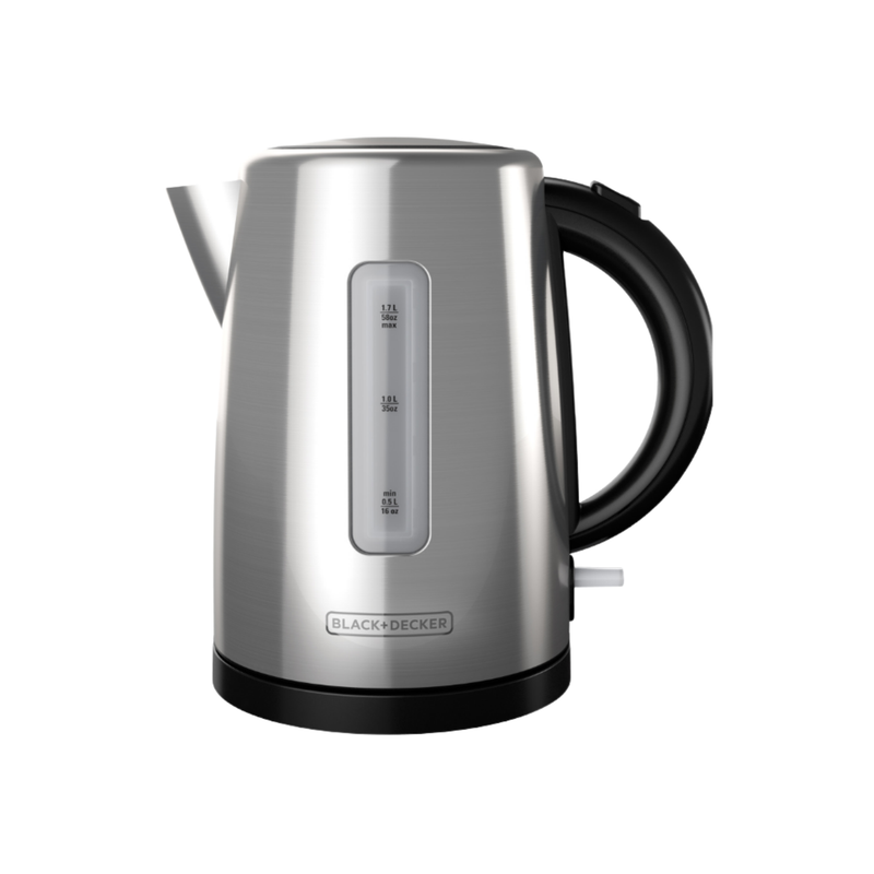 BLACK + DECKER HERVIDOR 1.7L INOX INALAMBRICO