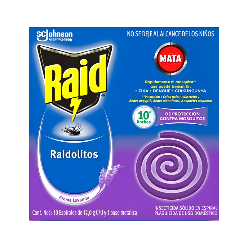 RAID ESPIRALES 10UDS