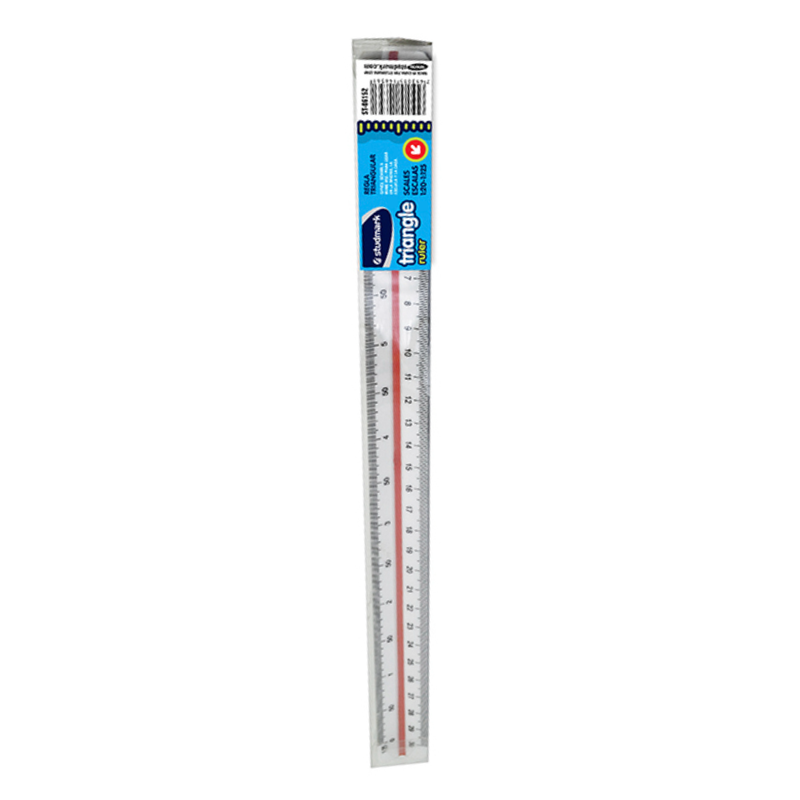 REGLA ESCALIMETRO 30 CM PLASTICA STUDMARK UNIDAD
