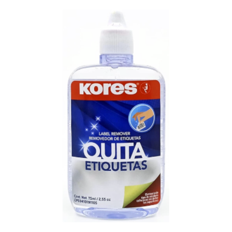 REMOVEDOR DE ETIQUETAS KORES 75ML UNIDAD