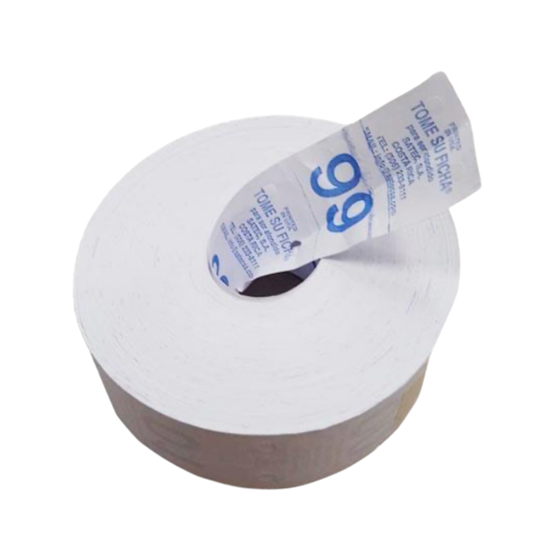 ROLLO FICHERO TAKE A TOP 1500 FICHAS 2 DIG AZUL UNIDAD