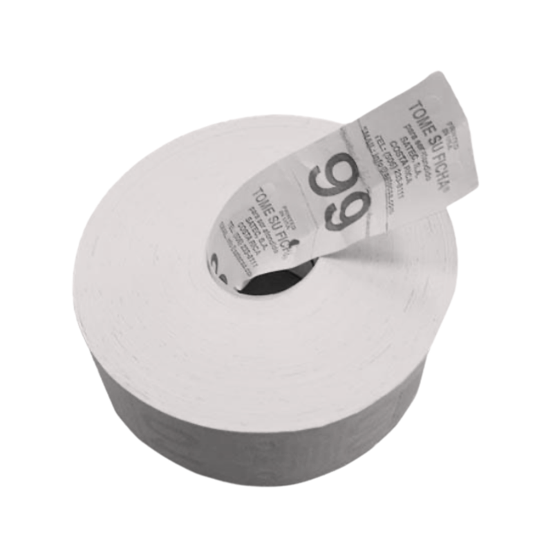 ROLLO FICHERO TAKE A TOP 1500 FICHAS 2 DIG NEGRO UNIDAD