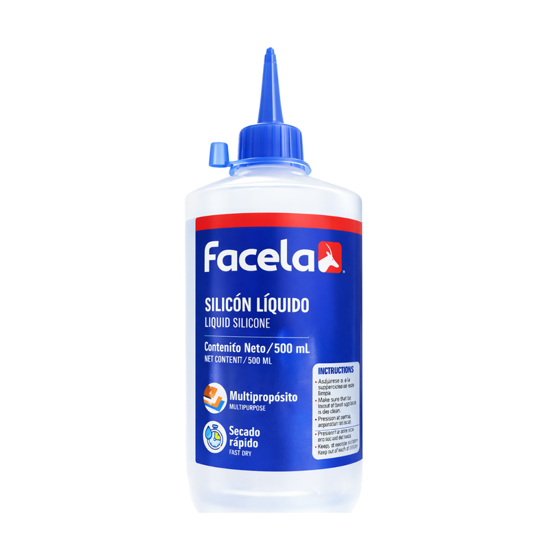 SILICONA LIQ. 500ML FACELA (UNIDAD)
