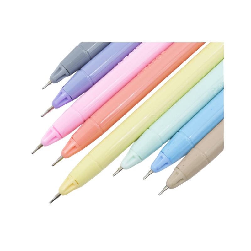 BOLIGRAFO PIN POINT PASTEL SURT. 8 COL 0.7MM AZOR