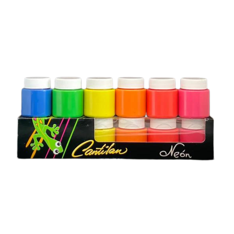 TEMPERA CANTILAN COLORES BASICOS X6