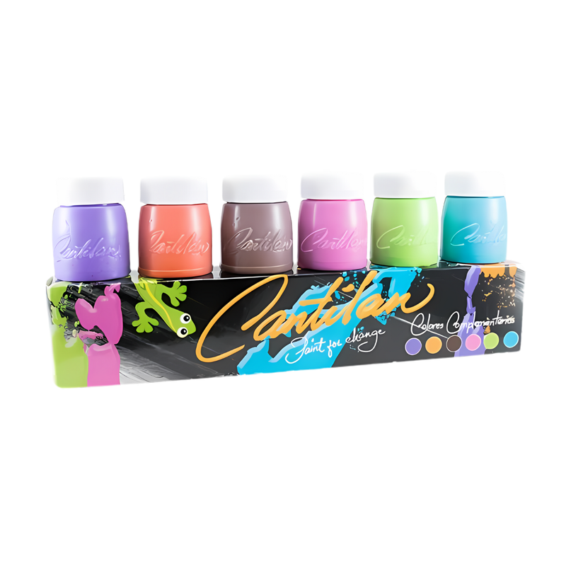 TEMPERA CANTILAN COLORES SECUNDARIOS X6