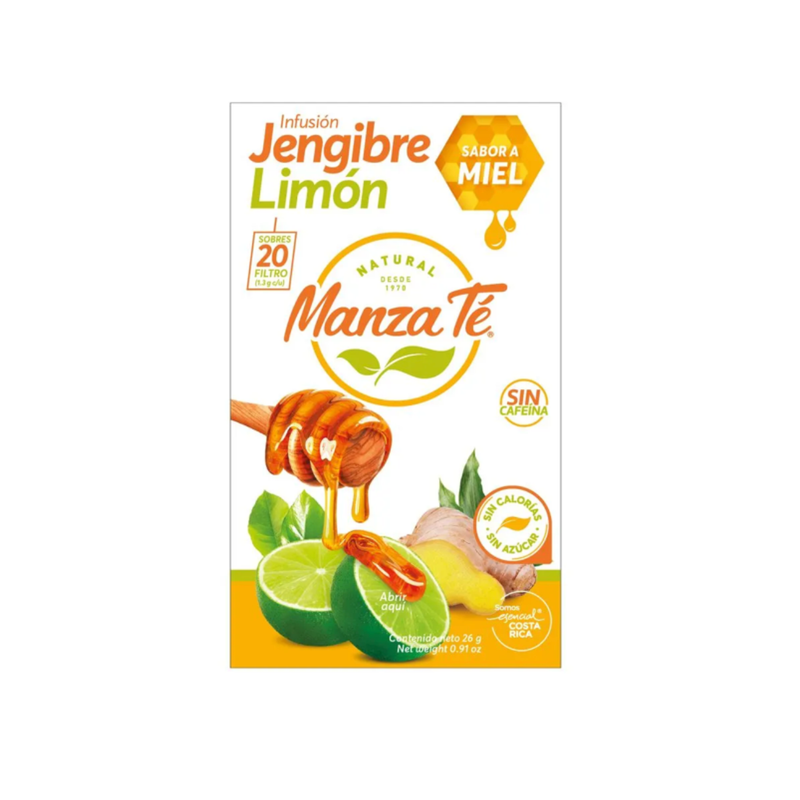 TÉ JENGIBRE LIMON MANZATE CJ20
