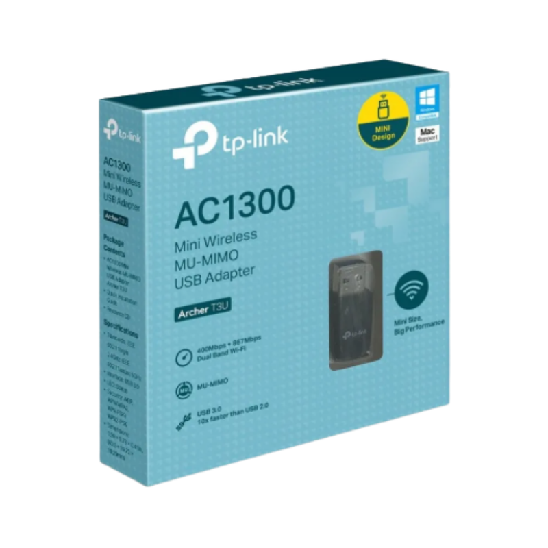 USB ADAPTADOR TP-LINK ARCHER T3U MINIWIFI